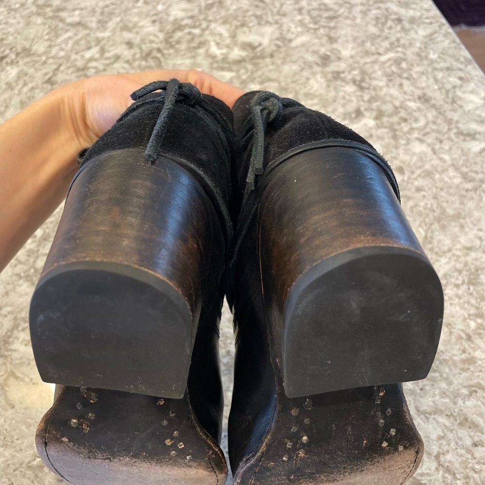 Freebird Black Leather Ankle booties - discontinued Casey - Picture 6 of 11